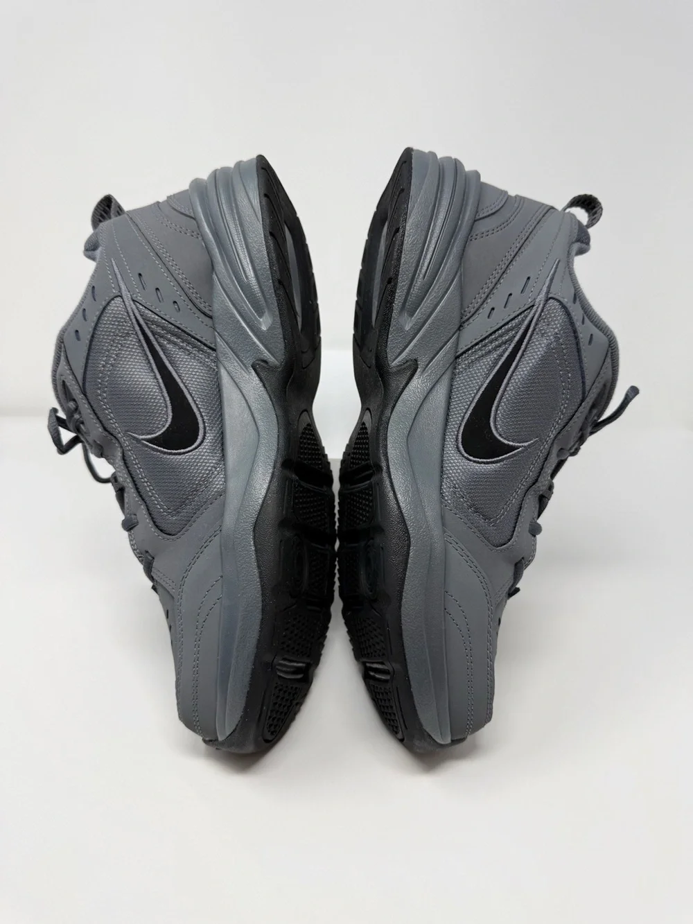Nike Air Monarch IV Gray Black Sneakers Mens Size 10.5 Athletic Walking Dad Shoe - Picture 10 of 14
